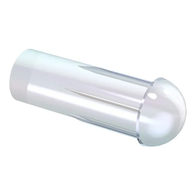 Mentor GmbH Panel Mount 1-Way Straight Rigid LED Light Pipe Clear, Yellow 1282.1000