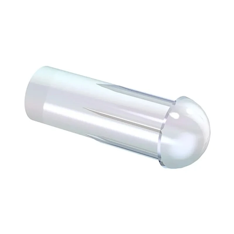 Mentor GmbH Panel Mount 1-Way Straight Rigid LED Light Pipe Clear, Yellow 1282.1000