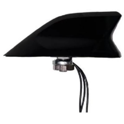 Abracon Shark Fin Multi-Band Antenna with FAKRA D (F), FAKRA C (F), SMA Connector, 698 MHz LTE AECS1806C03ZS-3000S