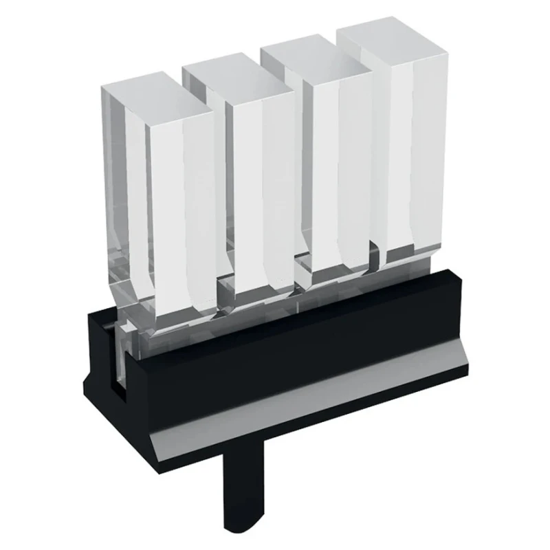 Mentor GmbH Vertical 4-Way Straight Rigid LED Light Pipe Clear 1296.4114