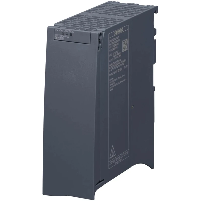 Siemens SIMATIC PM-1507 Switched Mode DIN Rail Power Supply 132V ac AC Input 24V dc, 3 A Output DC 72 W 6EP1332-4BA00