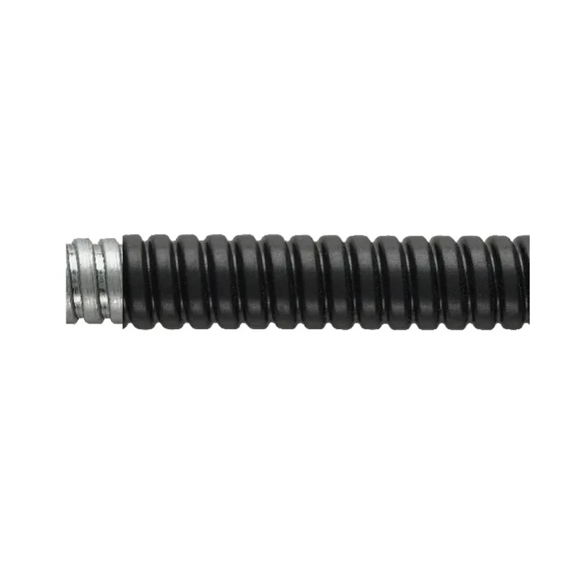 Flexicon 25 mm Nominal Diameter Polyvinyl Chloride Coated Flexible Conduit, 50m Length, Black, Series FSU FSU25B-50M