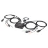 StarTech.com 2 Port USB DisplayPort KVM Switch with 1 Display Support, 3.5 mm Stereo Audio, 3840 x 2160 pixel SV211DPUA4K