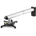 StarTech.com Wall Projector Mount 15kg Max Load Steel Aluminium Plastic 360° Rotation ±25° Tilt PROJWALLMNT