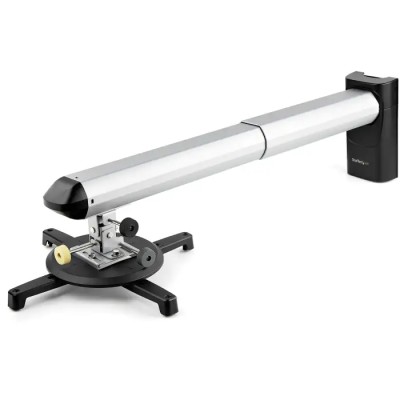 StarTech.com Wall Projector Mount 15kg Max Load Steel Aluminium Plastic 360° Rotation ±25° Tilt PROJWALLMNT