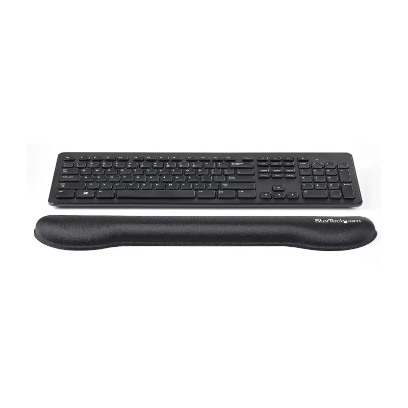 StarTech.com Black Foam, Mesh Fabric, Plastic Wrist Rest with 24.5 mm Height, 461 mm Length, 72 mm Width WRSTRST