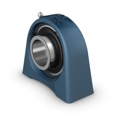 SKF Pillow Block Bearing, 50 mm Inside Diameter, Steel Material, Cylindrical Bore, 4000 RPM Limiting Speed SYF 50 TF