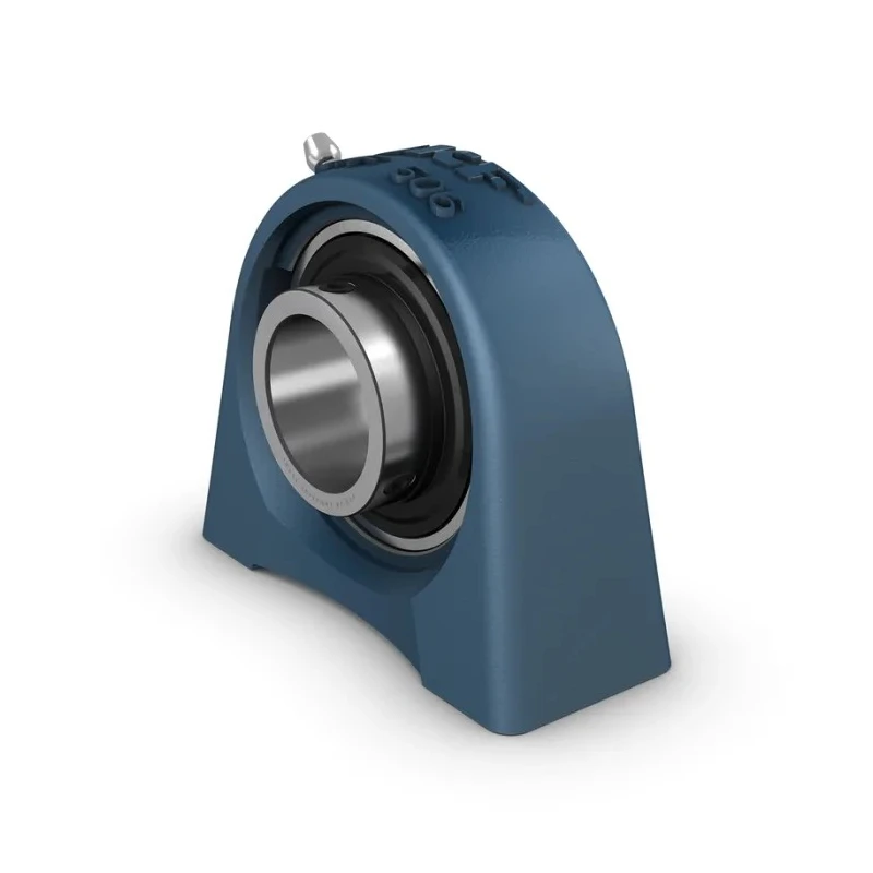 SKF Pillow Block Bearing, 50 mm Inside Diameter, Steel Material, Cylindrical Bore, 4000 RPM Limiting Speed SYF 50 TF