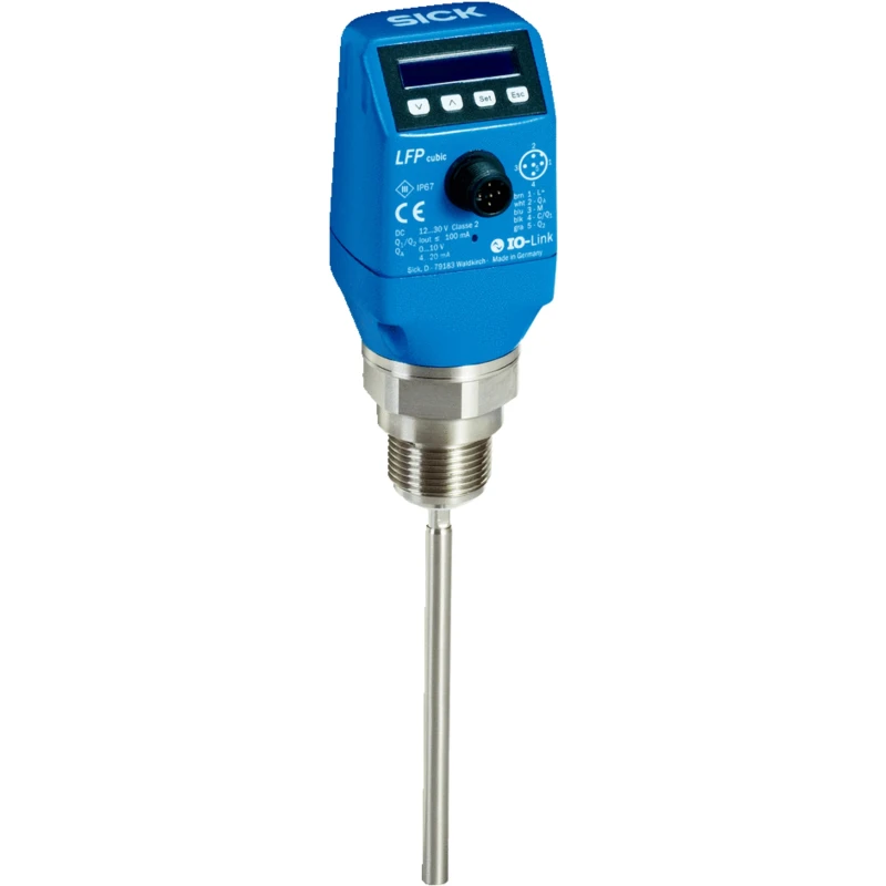 SICK Guided Radar Level Radar Threaded Vertical Housing Plastic Polybutylene Terephthalate IO-Link Interface LFP0300-A4NMB