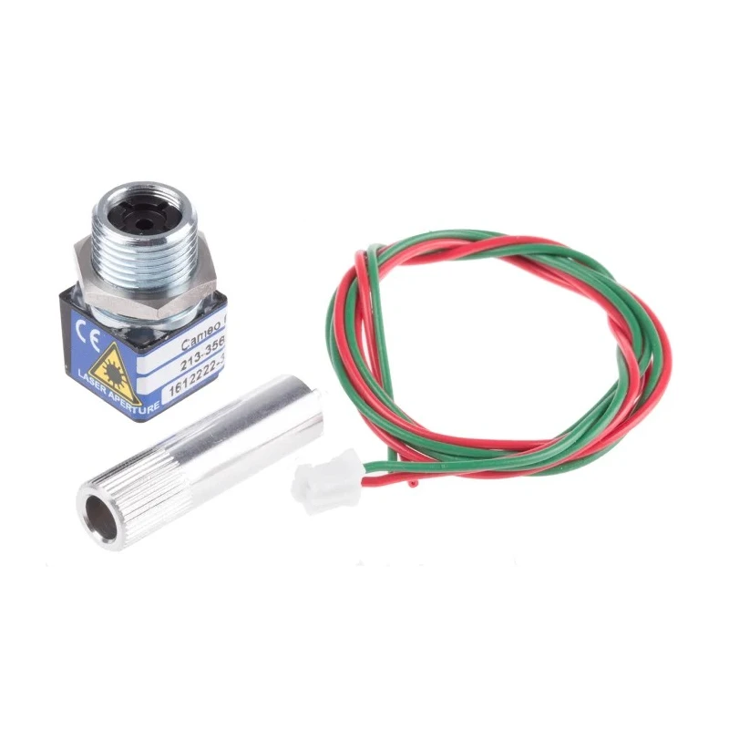 Global Laser Continuous Wave Red Laser Module 635 nm 0.8 mW Ellipse Pattern 5.5V 4.5V 1250-33-000