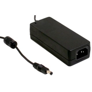 MEAN WELL 40W Single Output AC/DC Adapter 100-264V AC Input 15V DC 2.67A Output Energy Efficient Switch Mode GST40A15-P1J