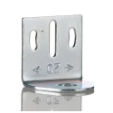 RS PRO M08 Series Mounting Bracket for Use with M08 Sensor, Steel Zinc Coated, 30x30x26.5mm 213-3661