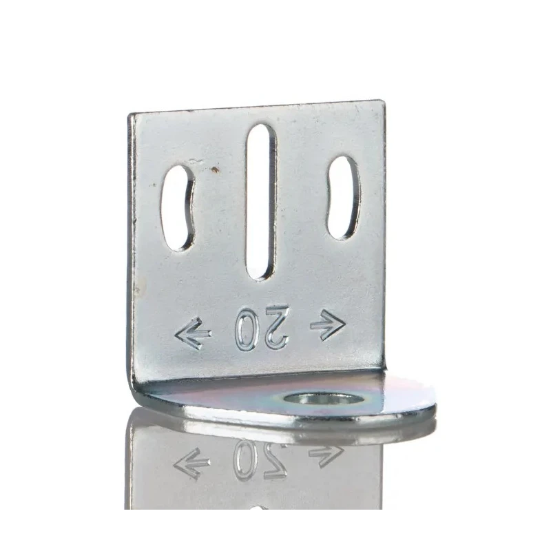 RS PRO M08 Series Mounting Bracket for Use with M08 Sensor, Steel Zinc Coated, 30x30x26.5mm 213-3661