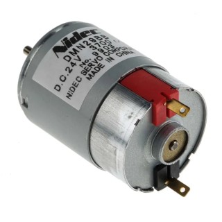 NIDEC ADVANCED MOTOR Brushed DC Motor 3W 24V DC 3700 RPM 7.8 mNm Torque 2.5 mm Shaft Diameter DMN29BB