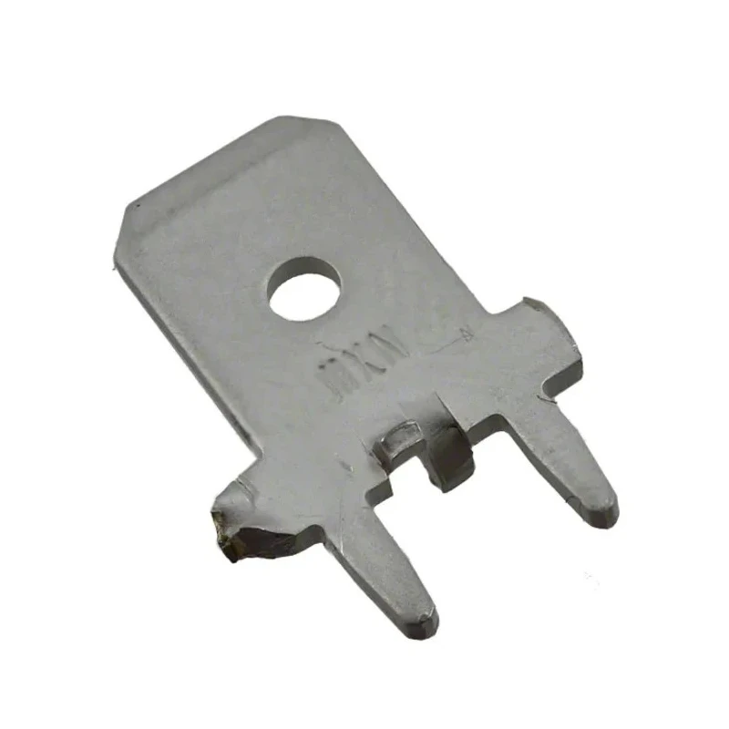Molex Silver Uninsulated Male Spade Connector, Solder Termination, 6.35 x 0.81 mm Tab Size 197054203