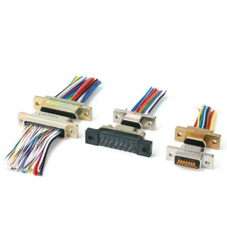 Amphenol Canada 9 Way Micro-D D-Sub Connector Male M83513/03-A11N