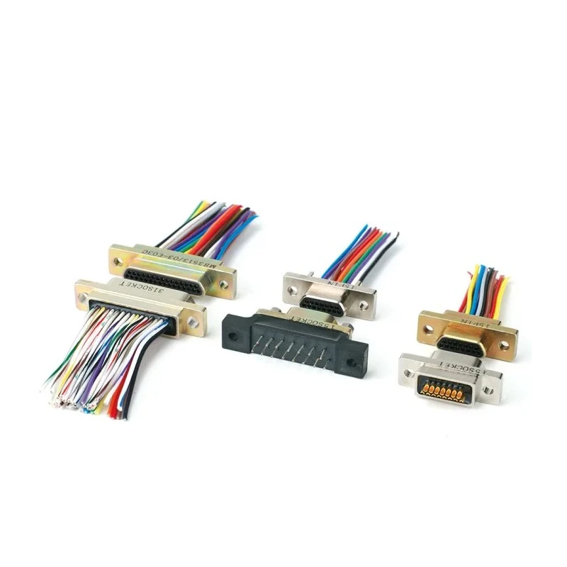 Amphenol Canada 9 Way Micro-D D-Sub Connector Male M83513/03-A11N