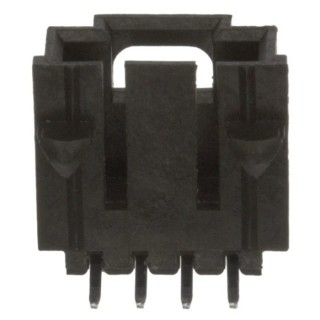 Molex SL Series Right Angle Through Hole PCB Header 4 Contacts 2.54 mm Pitch 1 Row Shrouded 705550003