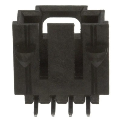 Molex SL Series Right Angle Through Hole PCB Header 4 Contacts 2.54 mm Pitch 1 Row Shrouded 705550003