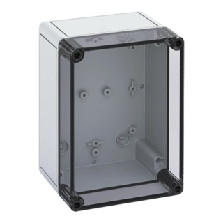 Spelsberg TK PS Series Grey Transparent Lid Polystyrene Enclosure IP66 IK07 111 mm x 130 mm x 180 mm 