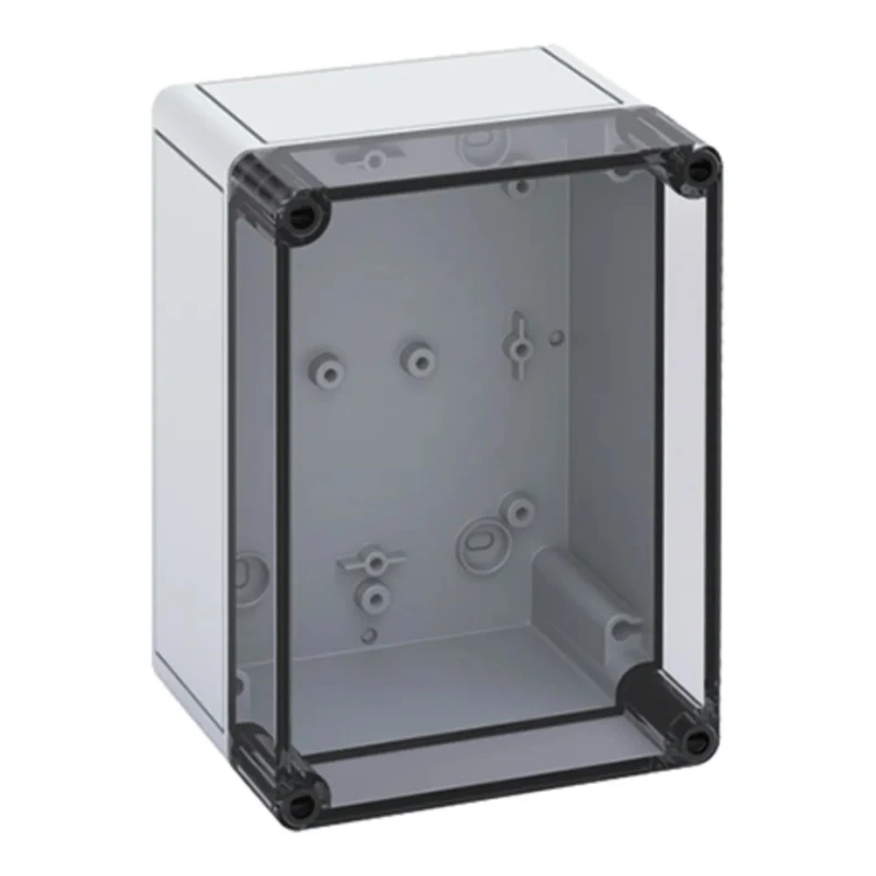 Spelsberg TK PS Series Grey Transparent Lid Polystyrene Enclosure IP66 IK07 111 mm x 130 mm x 180 mm 