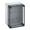 Spelsberg TK PS Series Grey Transparent Lid Polystyrene Enclosure IP66 IK07 111 mm x 130 mm x 180 mm