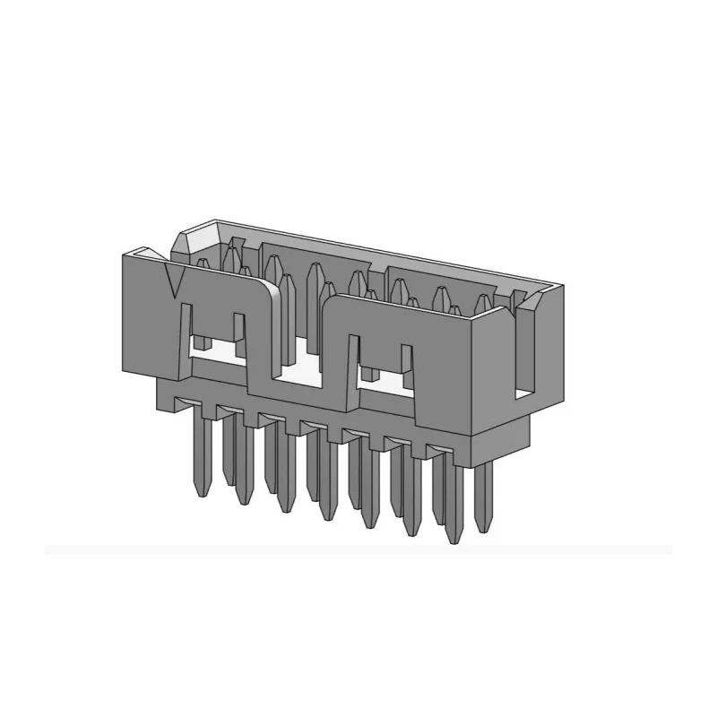Molex Milli-Grid Series Vertical Through Hole PCB Header 14 Contacts 2mm Pitch 2 Row Shrouded 878311411