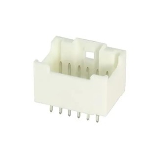 Molex MicroClasp Series Vertical Through Hole PCB Header 12 Contacts 2mm Pitch 2 Row Shrouded 559171230