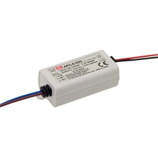 MEAN WELL 8.05W Constant Current LED Driver, 1 Output, 11V to 23V, IP30 Rated, Screw Mount,  IP30