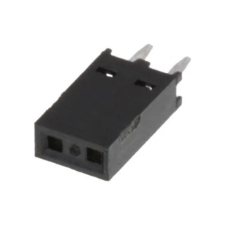 Molex 90147 Series Vertical Through Hole PCB Connector, 2-Contact, 1 Row, 2.54 mm Pitch, Solder Termination 901471102