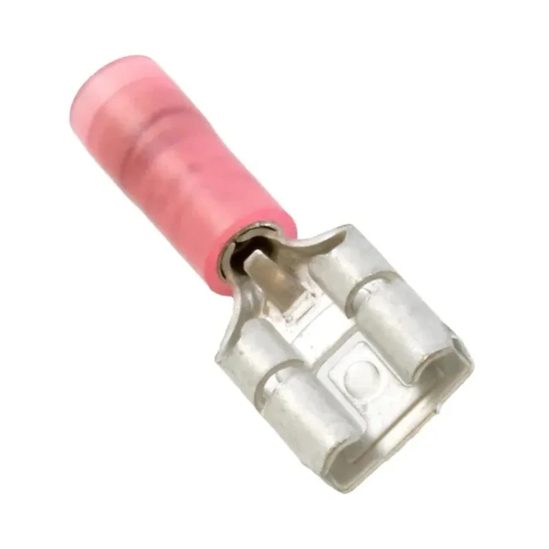 Molex Red Insulated Female Spade Connector Crimp 6.35 x 0.81 mm Tab Size 22 AWG to 18 AWG 192750002
