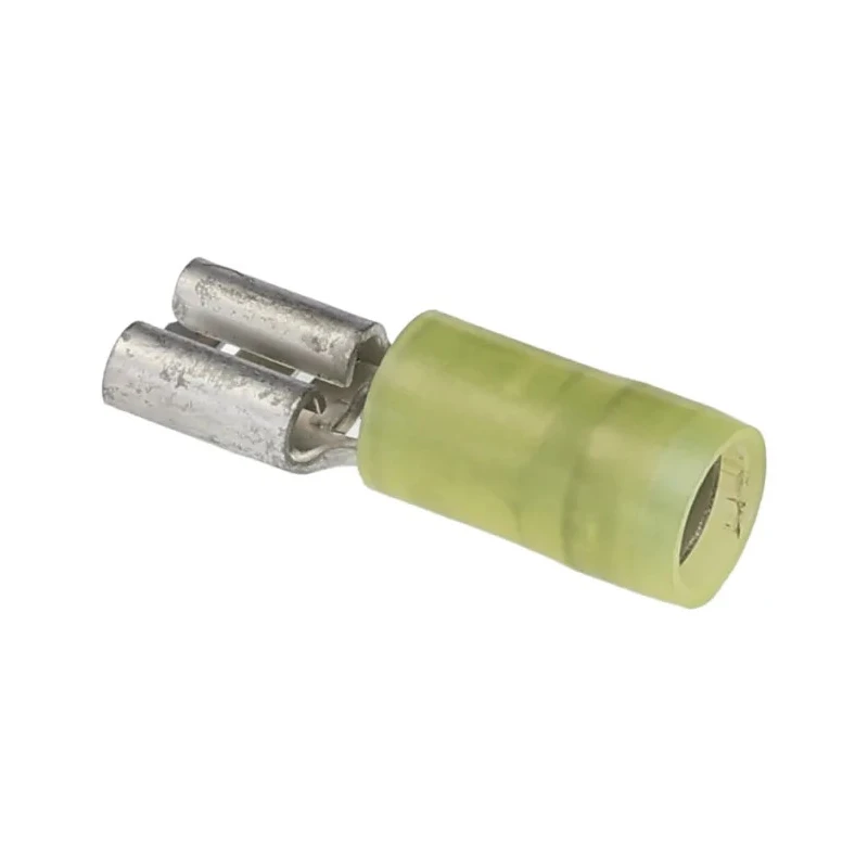 Molex Yellow Insulated Female Spade Connector Crimp 4.75 x 0.81 mm Tab Size 14 AWG to 12 AWG 190190049