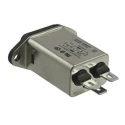 Schaffner FN9222R-6-06 250V AC 6A Flange IEC Filter Male Connector Faston Termination FN9222R-6-06