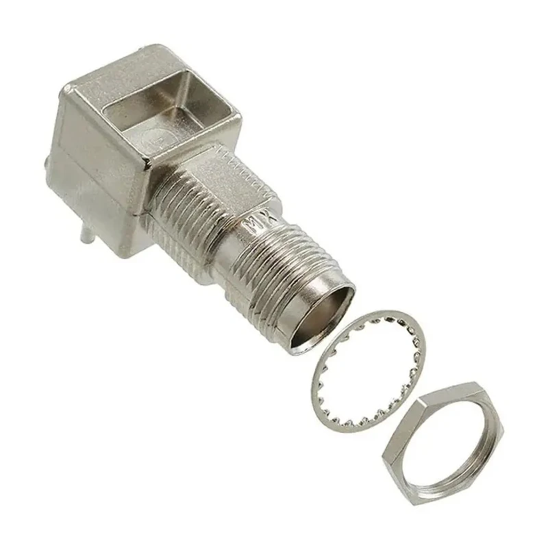 Molex 73205 Series Coaxial Connector Through Hole Female TNC 50 Ω Right Angle Body Solder 732055033