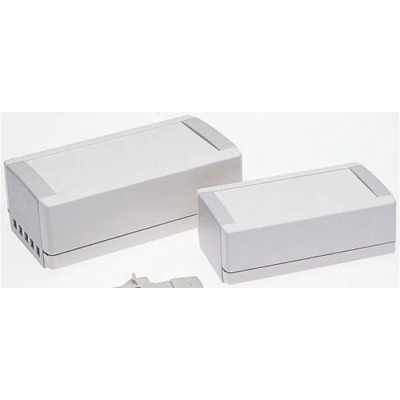 OKW Toptec Series Grey White Lid ABS Enclosure IP40 68 mm x 115 mm x 194 mm B1070465