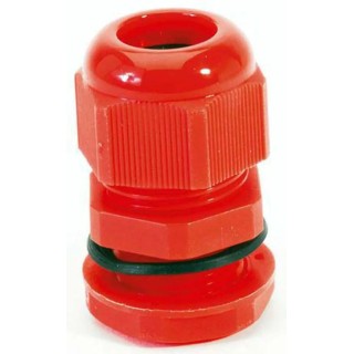 HellermannTyton NGM Series Red Polyamide 66 Cable Gland, M63 Thread Size, 34 mm to 44 mm Diameter, IP68, Nylon 66 NGM63-RED