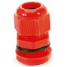 HellermannTyton NGM Series Red Polyamide 66 Cable Gland, M63 Thread Size, 34 mm to 44 mm Diameter, IP68, Nylon 66 NGM63-RED