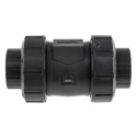 Georg Fischer Solvent Cement Socket BS Check Valve PVC-U Ball 3/8 to 4 in 16 bar 161561064