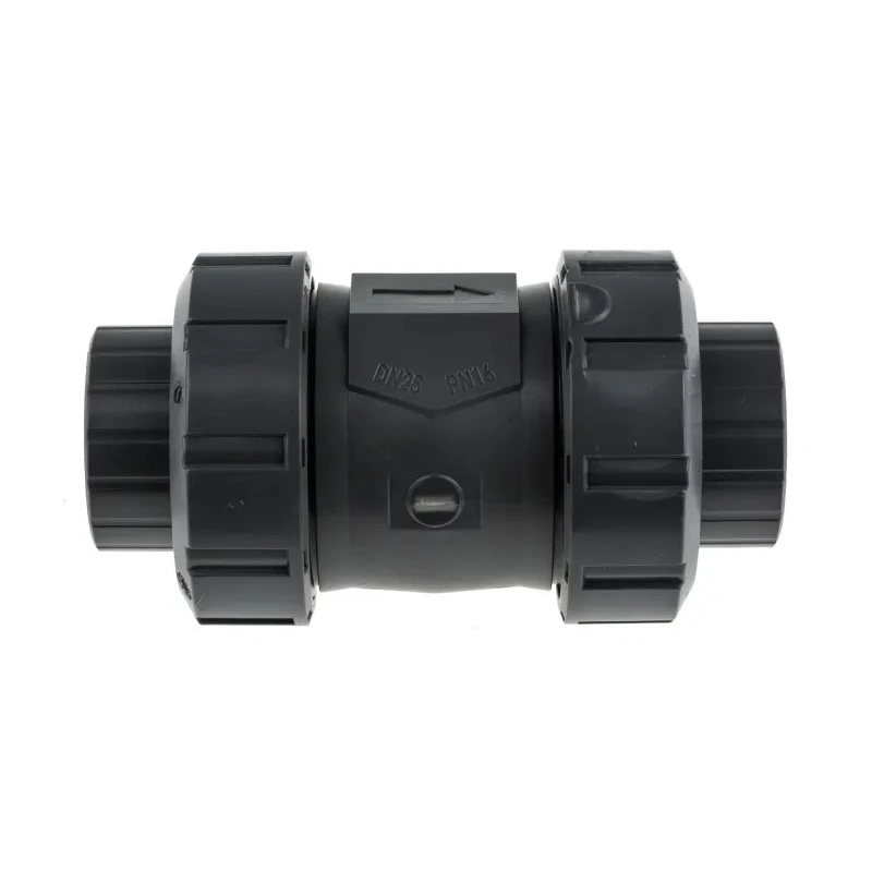 Georg Fischer Solvent Cement Socket BS Check Valve PVC-U Ball 3/8 to 4 in 16 bar 161561064