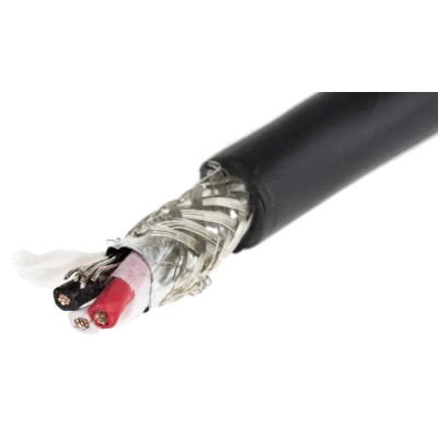 Alpha Wire Xtra-Guard 4 Performance Control Cable 3 Cores 0.35mm² 22 AWG Screened 30 m Thermoplastic Elastomer 45103 BK005