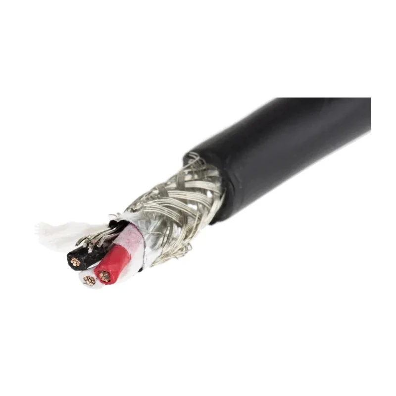 Alpha Wire Xtra-Guard 4 Performance Control Cable 3 Cores 0.35mm² 22 AWG Screened 30 m Thermoplastic Elastomer 45103 BK005