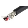 Alpha Wire Xtra-Guard 4 Performance Control Cable 3 Cores 0.35mm² 22 AWG Screened 30 m Thermoplastic Elastomer 45103 BK005