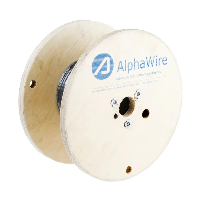 Alpha Wire Xtra-Guard 4 Performance Control Cable 3 Cores 0.35mm² 22 AWG Screened 30 m Thermoplastic Elastomer 45103 BK005