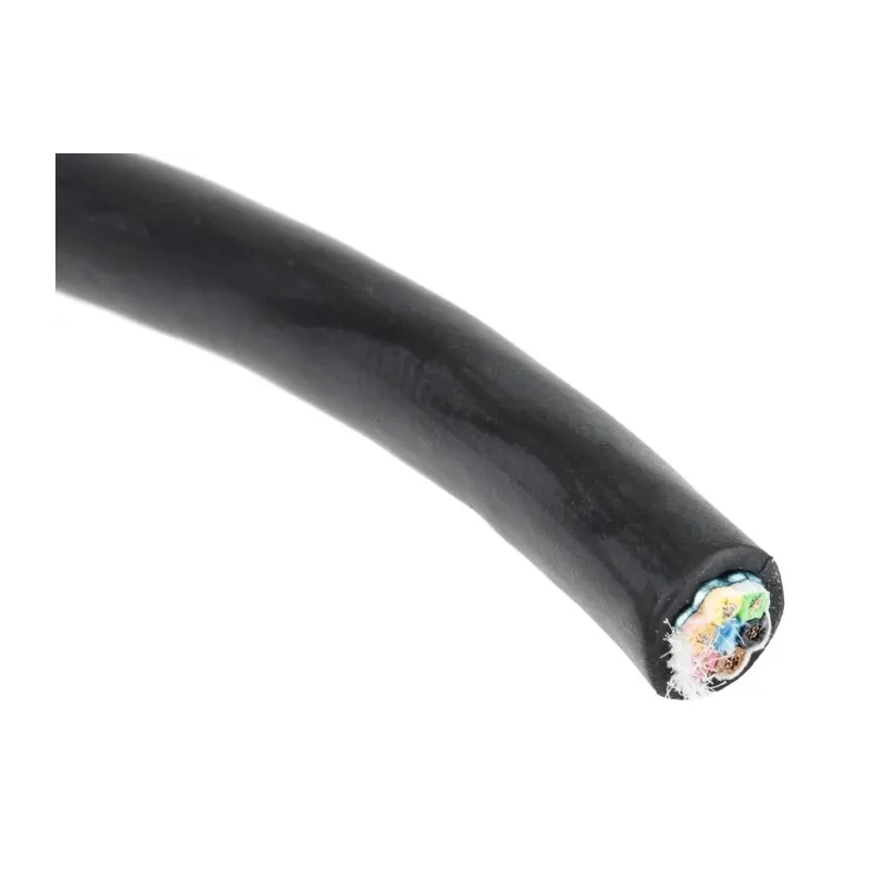 Alpha Wire Xtra-Guard 4 Performance Cable Control Cable 6 Cores 0.81mm² 18 AWG Screened 300V Thermoplastic 45386 BK005