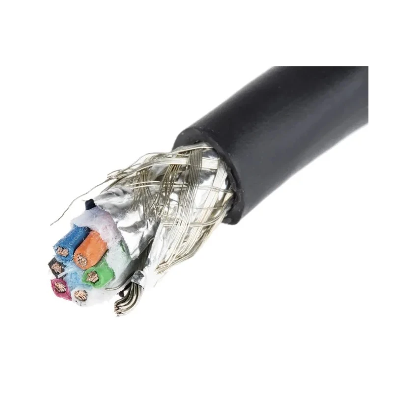 Alpha Wire ECO Control Cable 6 Cores 0.81mm² 18 AWG Screened Thermoplastic Elastomer Sheath 30 m 45166 BK005