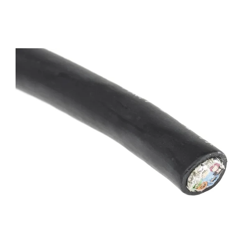 Alpha Wire ECO Control Cable 6 Cores 0.81mm² 18 AWG Screened Thermoplastic Elastomer Sheath 30 m 45166 BK005