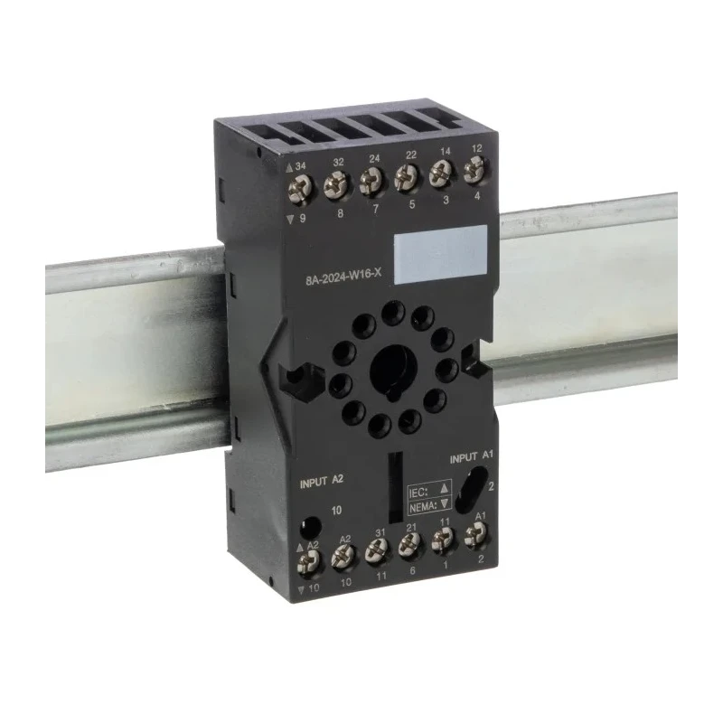 Schneider Electric Harmony Relay RXG 11 Way 250V 10A DIN Rail Relay Socket RUZC3M