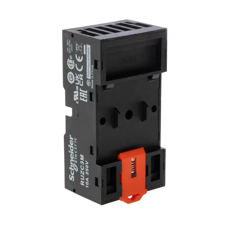 Schneider Electric Harmony Relay RXG 11 Way 250V 10A DIN Rail Relay Socket RUZC3M
