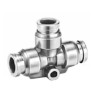 SMC KQG2 Series Pneumatic Push-In Fitting Male/Female 3.2mm Tube Connection, 150°C Operating Temperature