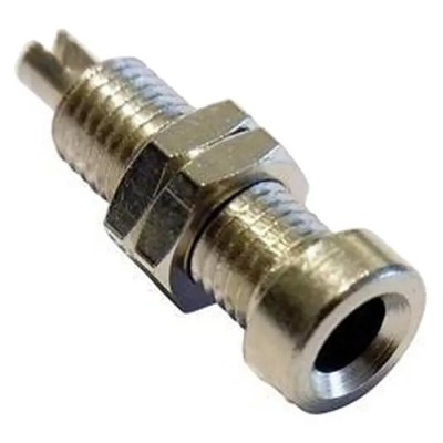 Hirschmann Test & Measurement Silver Female Banana Socket 4 mm Connector 30 V AC 60 V DC 16 A Nickel Plating 930177000